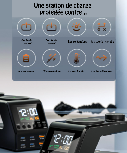 Novayya Station de charge 10 en 1