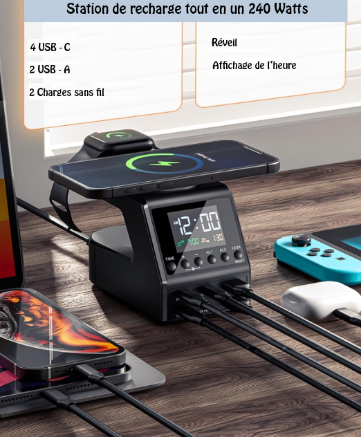 Novayya Station de charge 10 en 1